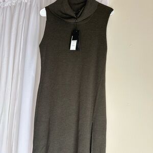 BCBGMaxAzria Olive Knit Midi Dress